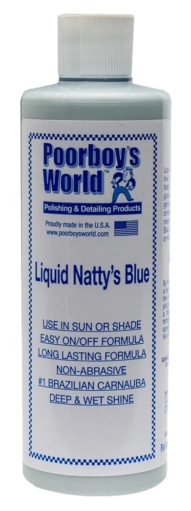 POORBOY'S WORLD Liquid Natty's Blue Wax wosk w płynie efekt mokrego lakieru 473ml