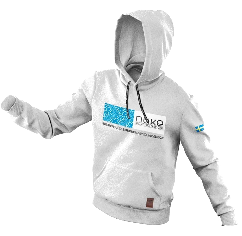 Nuke Performance Hoodie Size XL Grey
