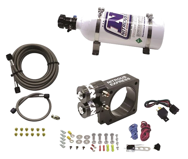 Nitrous Plate System with 5Lb Bottle for Ford Pushrod Style Engine 5.0L Nitrous Express NX 20955-05