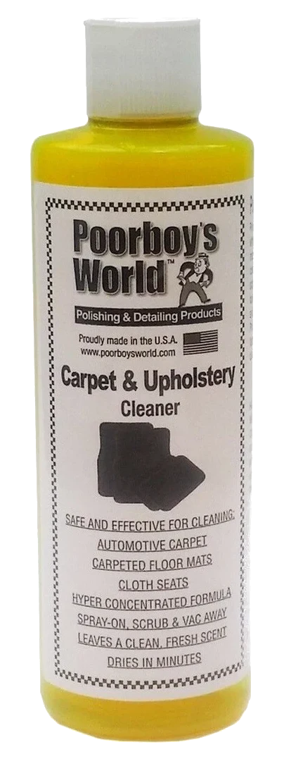 POORBOY'S WORLD Carpet and Upholstery Cleaner do usuwania zabrudzeń plam z tkanin 473ml