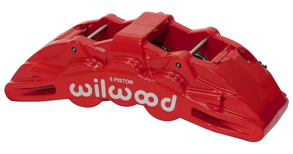 Zacisk hamulcowy 6 tłoczkowy Wilwood 120-14861 SX6R lewy czerwony