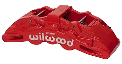 Zacisk hamulcowy 6 tłoczkowy Wilwood 120-14861 SX6R lewy czerwony