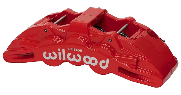 Zacisk hamulcowy 6 tłoczkowy Wilwood 120-14860 SX6R prawy czerwony