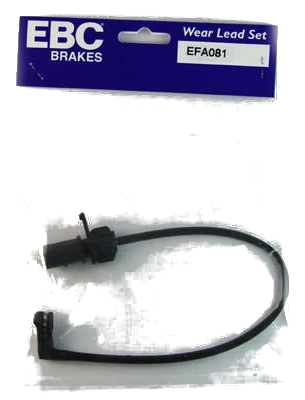 EFA081 Czujnik zużycia klocków hamulcowych EBC Brakes Audi A4 B8 A4 quattro B8 A4 Allroad quattro A5 B8 A5 quattro B8 A5 Cabriolet B8 A5 Cabriolet quattro B8 A6 C7/4G A6 quattro C7/4G A6 qua