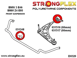 031248B: Tuleja stabilizatora przedniego BMW e39 - 031248B_21mm