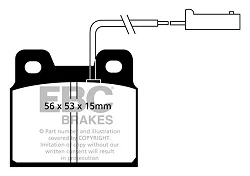 DP916 Klocki hamulcowe ULTIMAX2 EBC Brakes Alfa Romeo 75