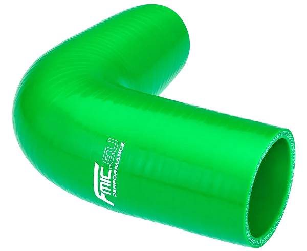 Kolanko silikonowe 90' 83mm Zielony