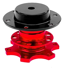 Quick Release JRspec – rozpinka kierownicy Czerwony
