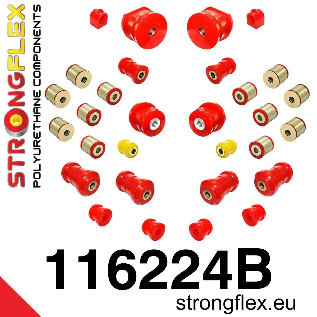 116224B: Kompletny zestaw zawieszenia Mercedes R129