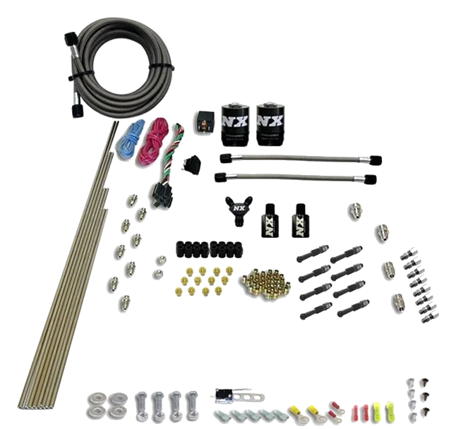 8-Cyl Dry Direct Port Nitrous System without Bottle Nitrous Express NX 93006-00