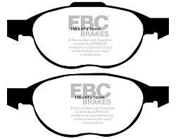 DP61524 Klocki hamulcowe GREENSTUFF EBC Brakes Ford Kuga Mk1 Kuga Mk2
