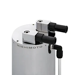 Aluminium Oil Catch tank Mishimoto - Duży Srebrny