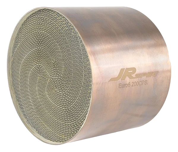 Wkład Katalizatora Benzyna / LPG Sportowy JRspec Długość 100mm Euro 6 200 CPSI Średnica 130mm