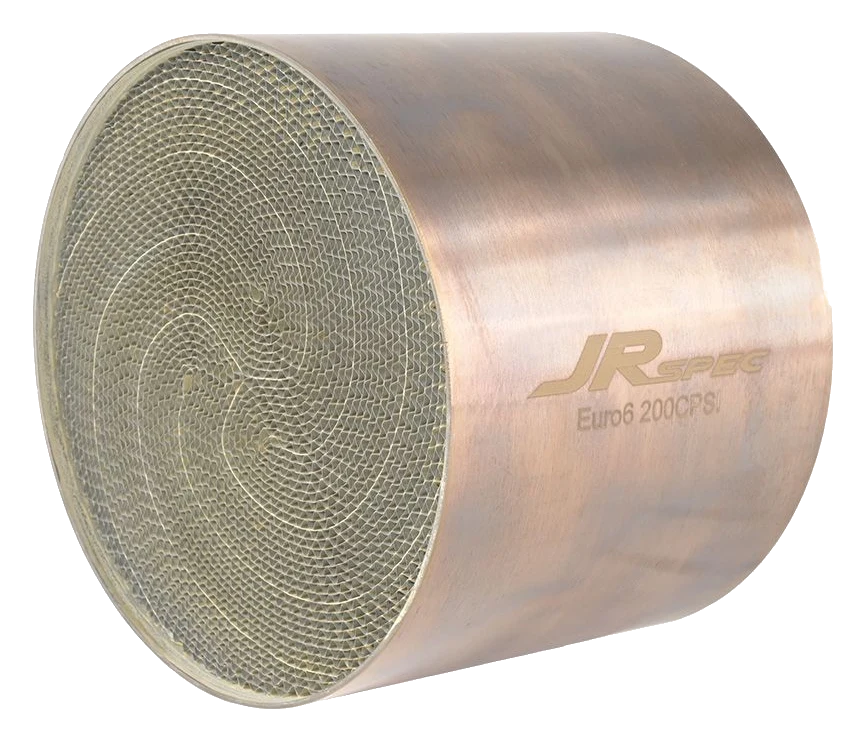 Wkład Katalizatora Benzyna / LPG Sportowy JRspec Długość 100mm Euro 6 200 CPSI Średnica 130mm