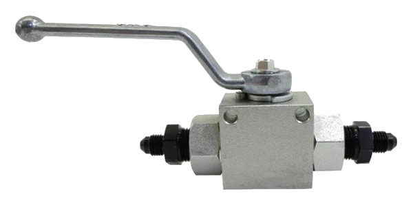 1/4 Inch Remote N20 In-Line Ball Valve with 4AN Fittings Nitrous Express NX 15158-4