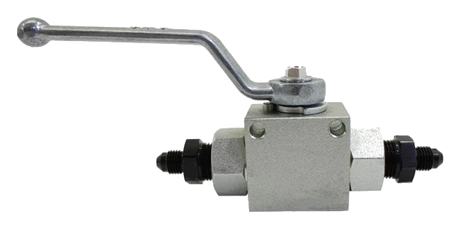 1/4 Inch Remote N20 In-Line Ball Valve with 4AN Fittings Nitrous Express NX 15158-4
