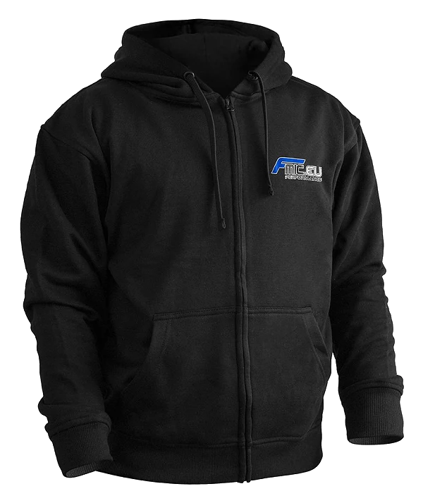 Bluza z kapturem FMIC.EU rozpinana XL czarna - BLUZA -B-Z/XL