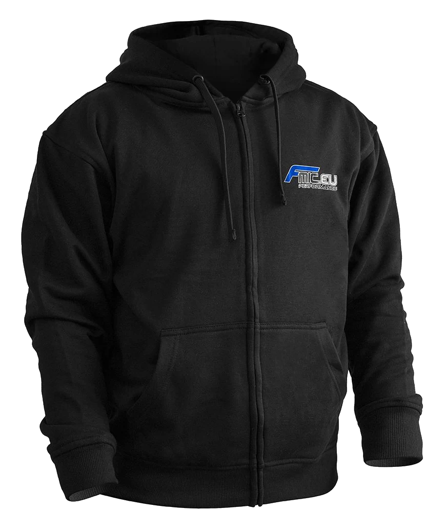Bluza z kapturem FMIC.EU rozpinana XL czarna - BLUZA -B-Z/XL