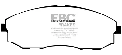 DP1281 Klocki hamulcowe ULTIMAX2 EBC Brakes Hyundai COMMERCIAL H1 H100 H200 Starex