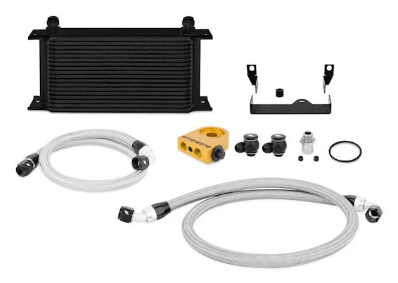 Zestaw chłodnica oleju z termostatem Mishimoto Subaru Impreza WRX 2006-2007 Czarna