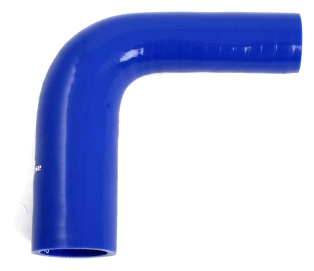 Wąż silikonowy niebieski 90 stopni 1,25 - 1,625" (32-41mm)