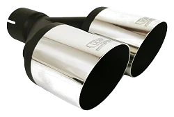 Uniwersalna końcówka tłumika okrągła 100mm długość 200mm średnica montażowa 65mm - N2-101*/65