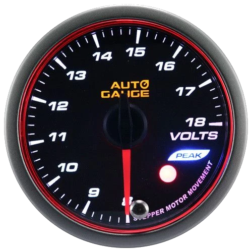 Wskaźnik New Auto Gauge Napięcie seria Stepper Motor Peak 60mm bursztynowy