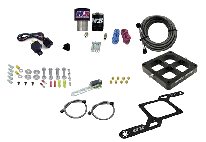 4500 Billet Crossbar Plate System Single Stage 250-650Hp without Bottle Nitrous Express NX 63970-00