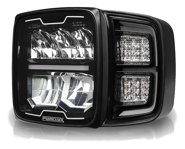 Reflektor pługowy LED Purelux Blizzard 12V 24V 41W 23cm