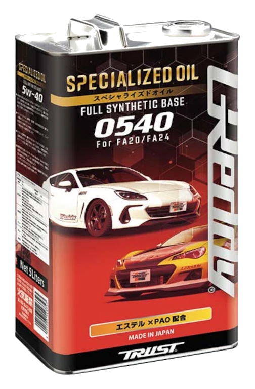 Olej silnikowy GReddy 0540 Specialized 5W40 FA20 & FA24 (5L, GT86/GR86 & BRZ)