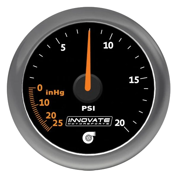 Analogowy zegar wskaźnik Innovate 3857 boost / podciśnienie 20psi