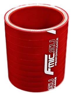 Łącznik silikonowy prosty 127mm Czerwony 7,6cm