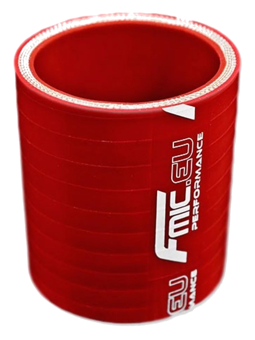 Łącznik silikonowy prosty 127mm Czerwony 7,6cm