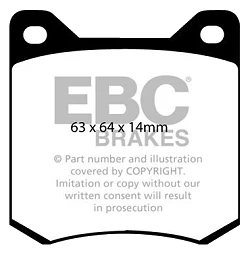 DP156 Klocki hamulcowe ULTIMAX2 EBC Brakes Renault 16