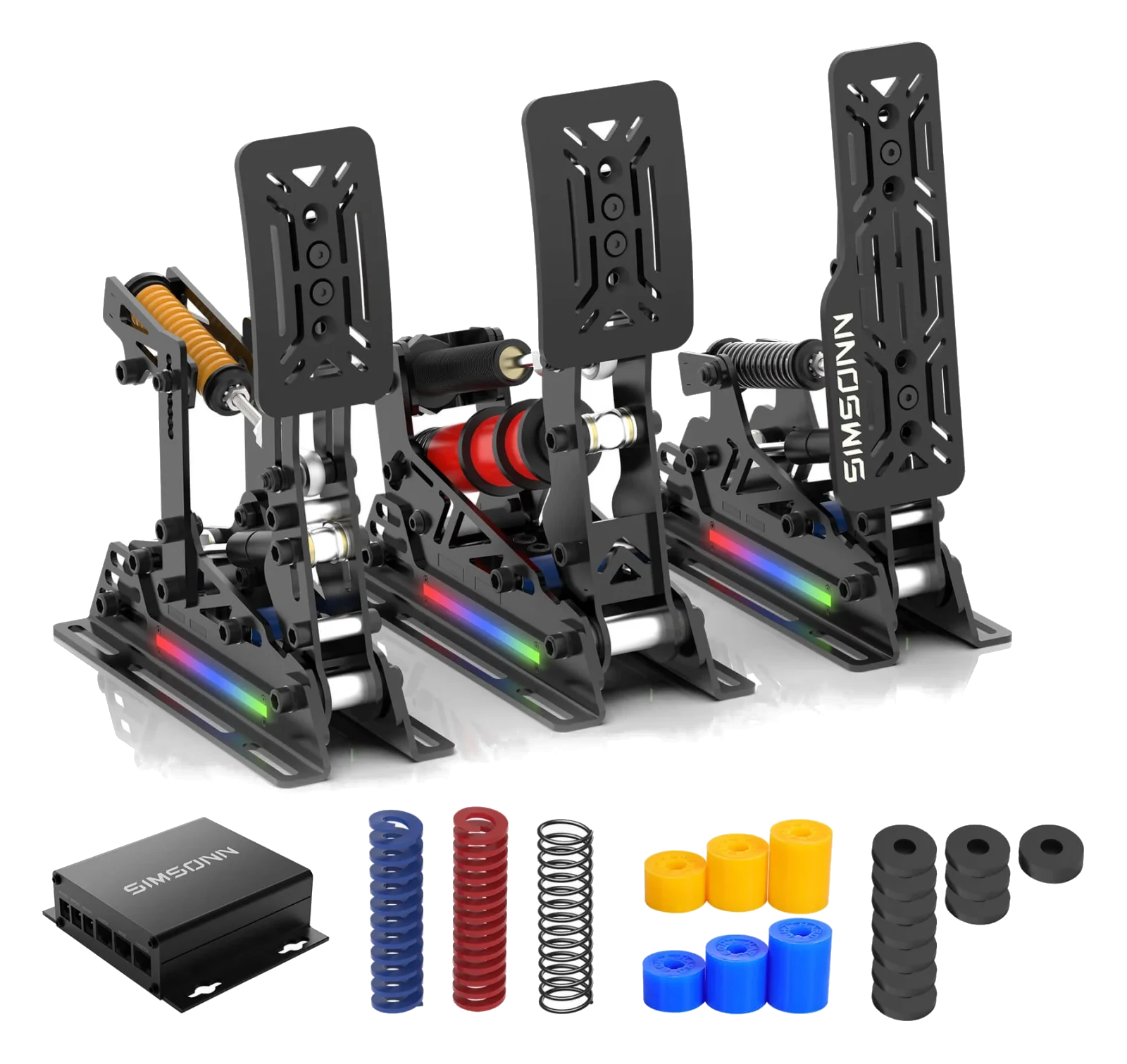 Pedalbox Pedały SIMSONN Pro X Ultra Sim Pedały RGB Simracing Symulator