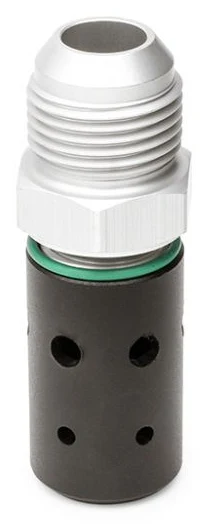 Nuke Performance Fitting Adapter Tank Vent Safety Valve AN-8 (3/4 UNF) to AN-10 Male