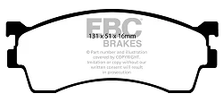 DP1409 Klocki hamulcowe ULTIMAX2 EBC Brakes Mazda 323 626 626 Estate Premacy
