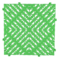 Podłoga modułowa panelowa FMIC.Pro do garażu warsztatu 40x40cm 30mm Zielony