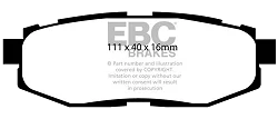 DP1758 Klocki hamulcowe ULTIMAX2 EBC Brakes Subaru BRZ Forester Tribeca Toyota GT86 GR86