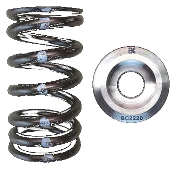 Pojedyncze sprężynki i talerzyki zaworowe tytanowe BC Brian Crower BC0220 Nissan VQ35DE/VQ35HR