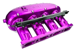 RTMG Performance Aluminiowy Kolektor Dolotowy Billet V2 Delete Kit i Listwa Paliwowa 2.0 TSI TFSI EA888 Gen 4 Fioletowy