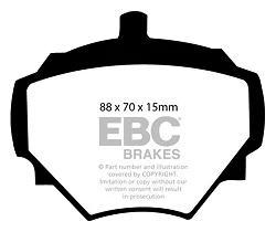 DP182 Klocki hamulcowe ULTIMAX2 EBC Brakes VAUXHALL Cresta Victor Viscount VX4/9