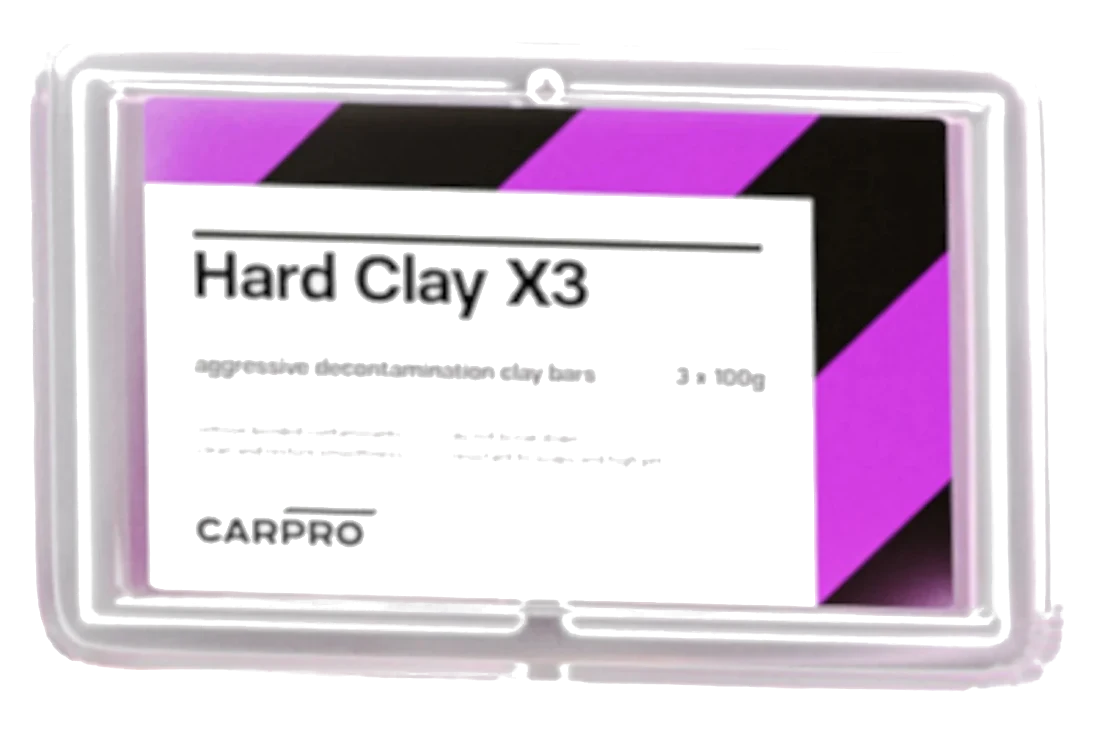 CAR PRO 3Clays hard clay bar SET twarda glinka do czyszczenia lakieru 3x100g