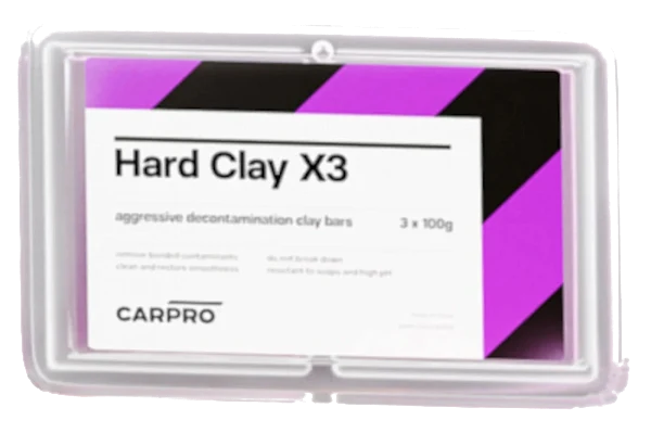 CAR PRO 3Clays hard clay bar SET twarda glinka do czyszczenia lakieru 3x100g
