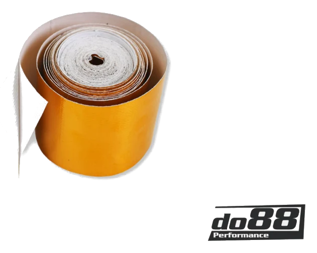 Värmeisolerande tejp guld 50mm 5m rulle