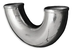 Kolanko aluminiowe 180' 102mm, 30cm