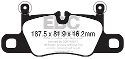 DP42371R Klocki hamulcowe YELLOWSTUFF EBC Brakes Porsche Cayenne Coupe Porsche 911 991/2 Cayenne 3rd Gen Cayenne Coupe 911 991/2 Carrera 4 911 991/2 Carrera S 911 991/2 Carrera 4S 911 991/2