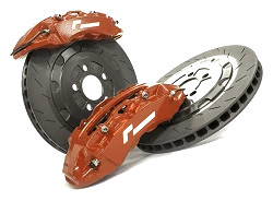RacingLine Stage 2 Evo Big Brake Kit 345mm 4 Pot MQB MQB evo Red