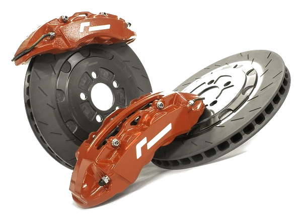 RacingLine Stage 2 Evo Big Brake Kit 345mm 4 Pot for VW Polo AW Seat Ibiza 6F Audi A1GB Red