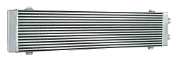 Chłodnica oleju FMIC.Pro jednostronna 580x140x40 srebrna